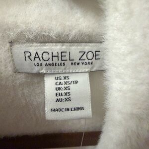 Rachel Zoe Women's Soft Cream Teddy Jacket